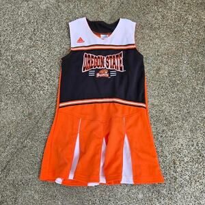 Vtg Y2k ADIDAS Oregon State University Beavers College Cheerleader Outfit XS